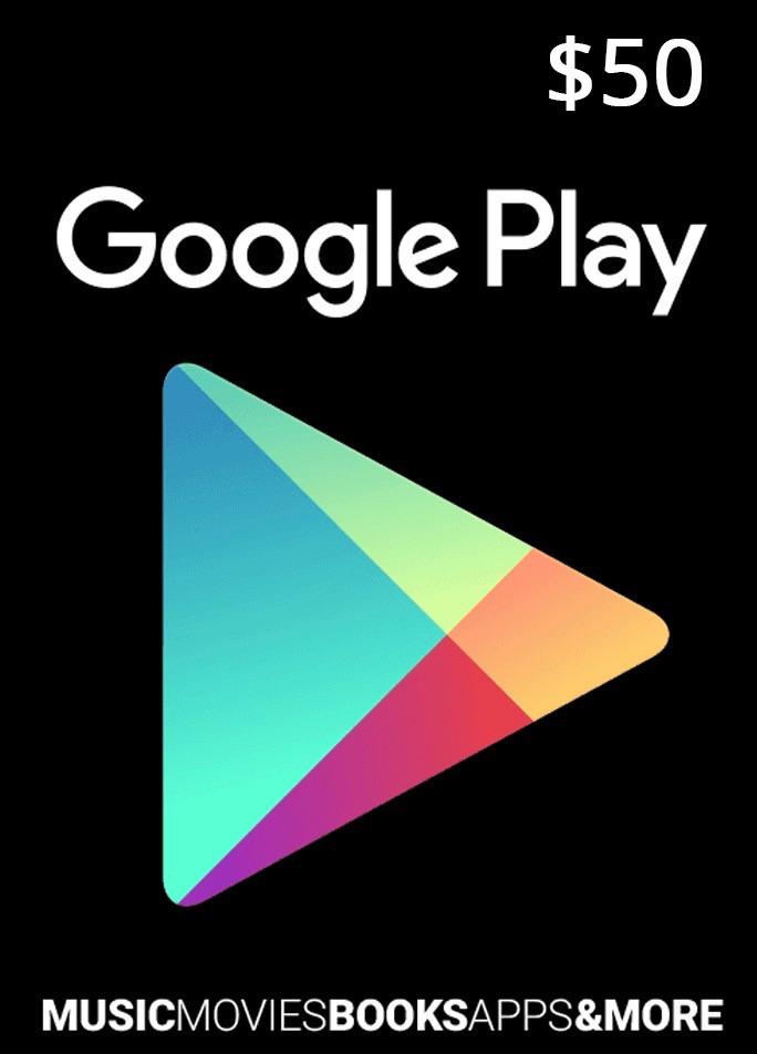 Google Play Gift Card $ 50 (USA) - фото