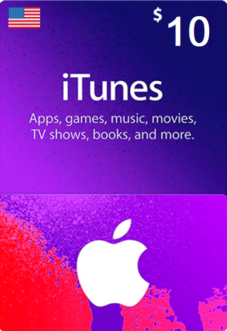 iTunes Gift Card $10 (USA)  - фото