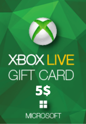 Xbox Gift Card $5 Цифровой код