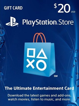 Playstation Network Card PSN $20 USA - фото